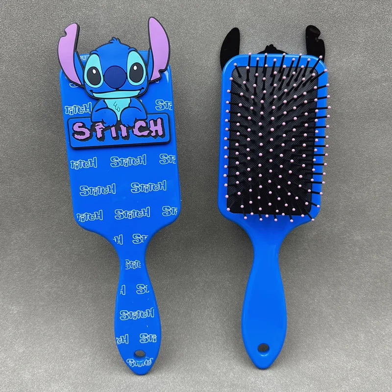 Miniso Disney Animation Lilo & Stitch Comb Series Cartoon Stitch Peripheral Air Cushion Massage Comb Children Girl Student Comb