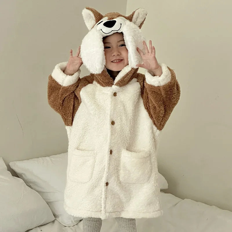 TheKylian Winter Warmers: Squirrel Pajama Sets & Cozy Loungewear for Boys & Girls (18M-8Y)