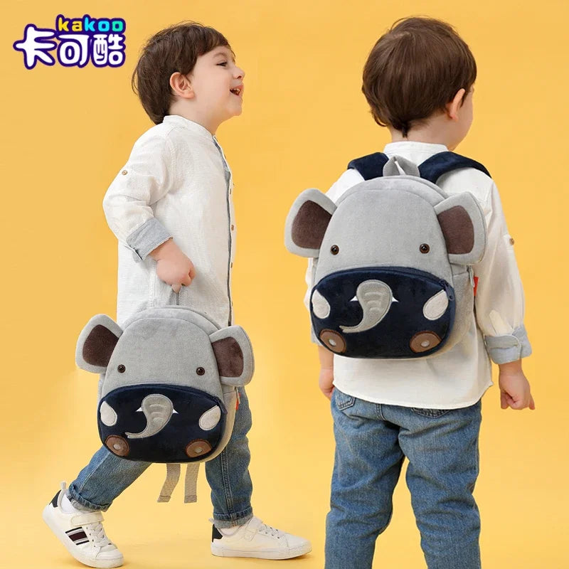 TheKylian Cartoon plush backpack bag with custom name for kids