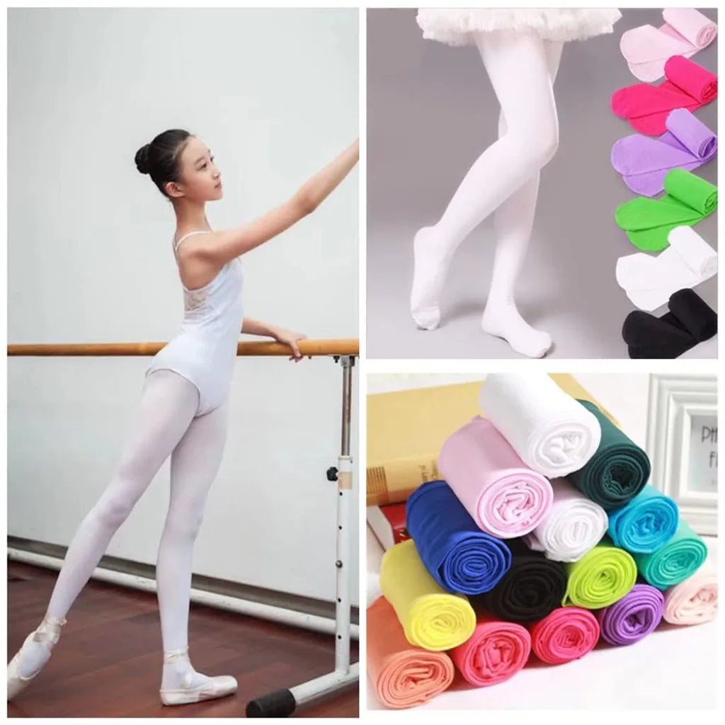 Girls Kids Colorful Pantyhose Ballet Dance Tights/ Full Girls Stocking