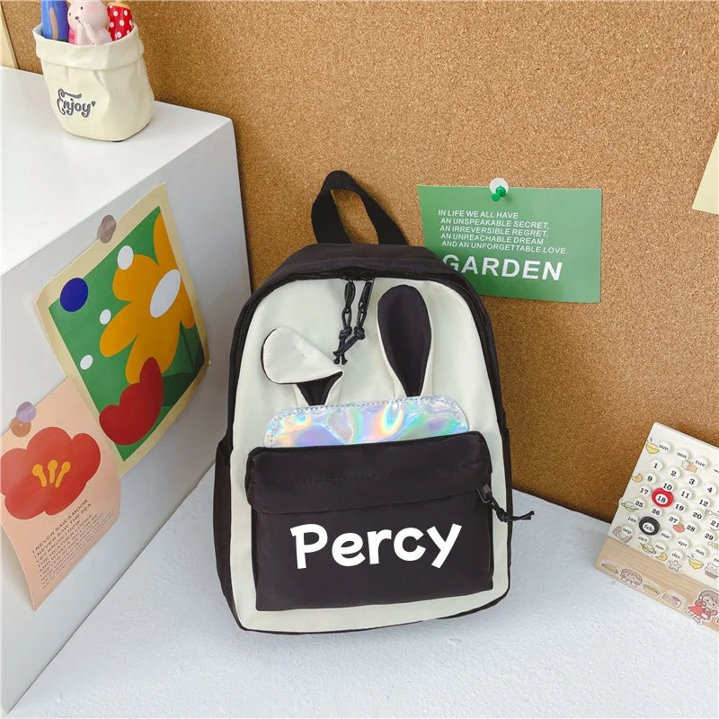 Children's Gift Customized Name Cute Cartoon Boy And Girl Travel Backpack mbroidered Personalized Kindergarten Opening Gift Bag