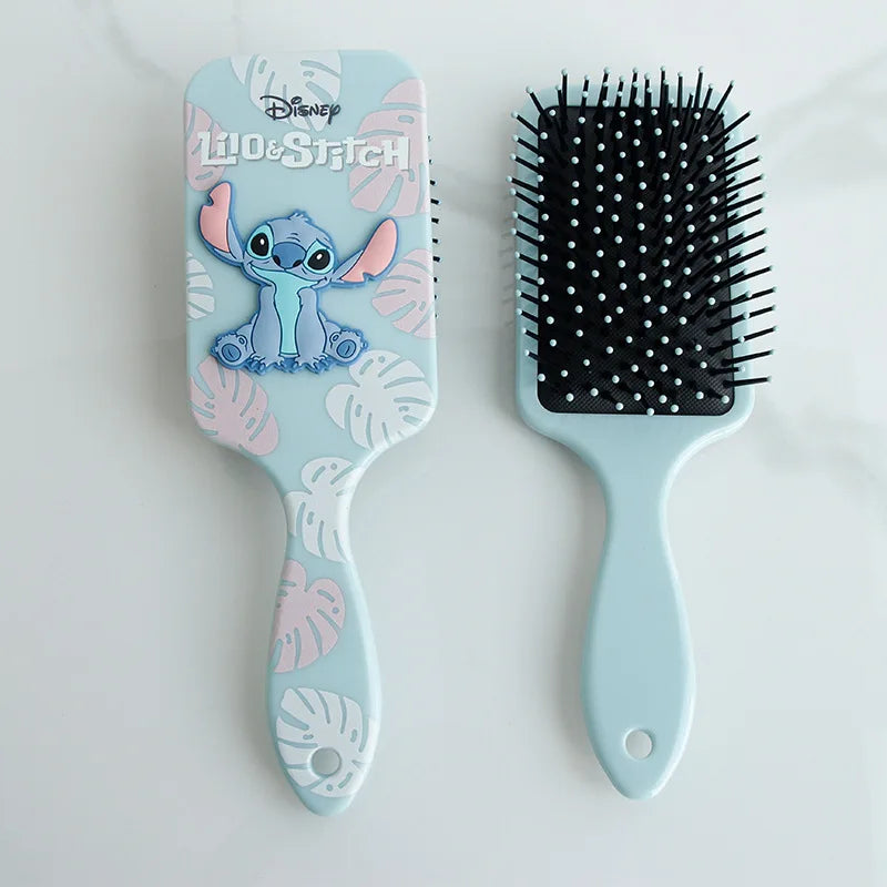 Miniso Disney Animation Lilo & Stitch Comb Series Cartoon Stitch Peripheral Air Cushion Massage Comb Children Girl Student Comb